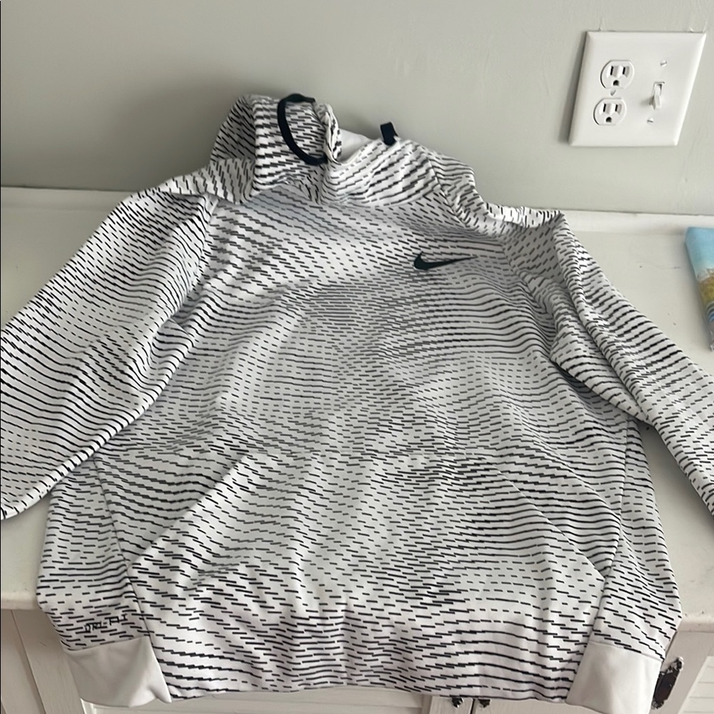Nike Monochrome Patterned Hoodie